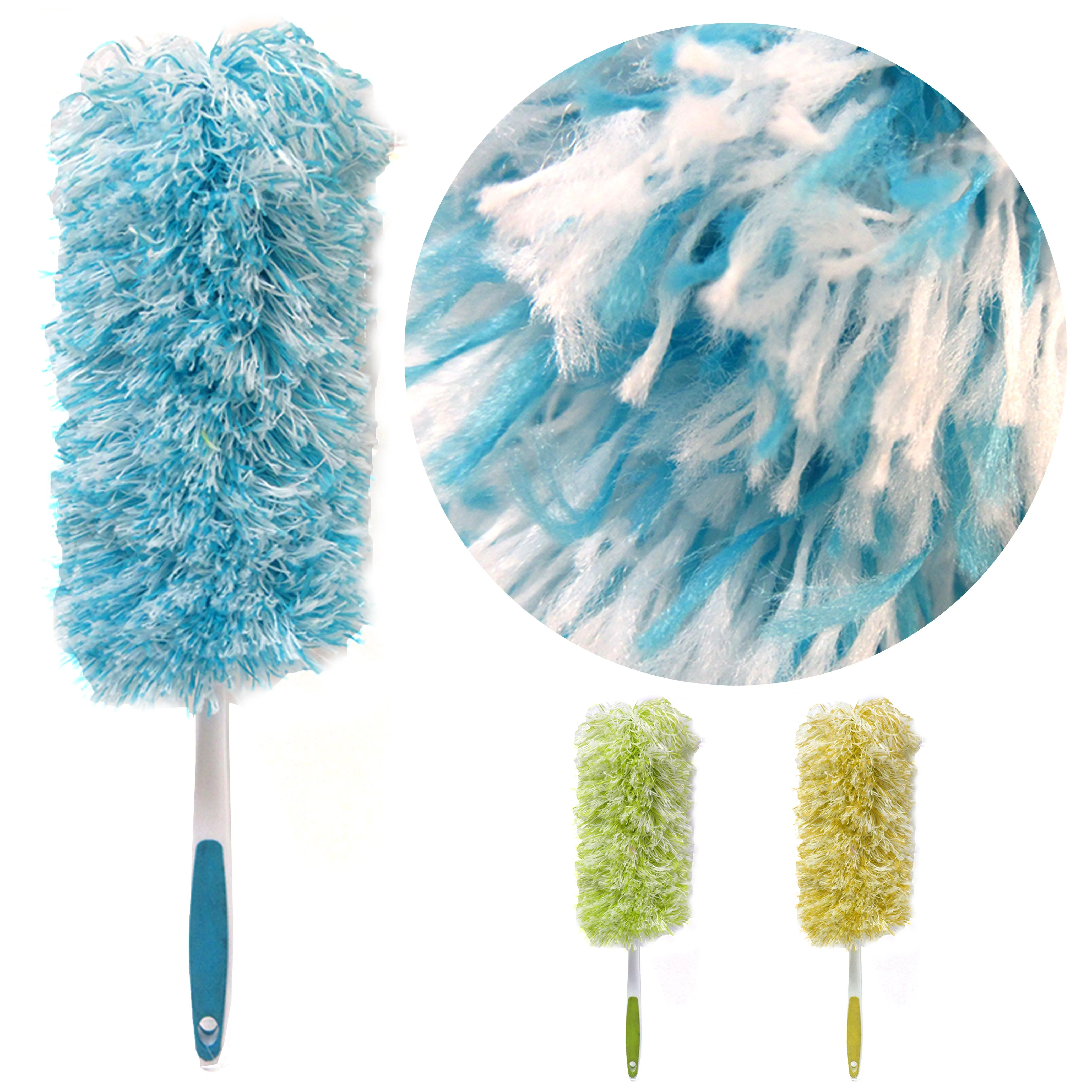 2 Cleaning Brush 22" Microfiber Duster Large Home Office Dusting Aluminum Handle