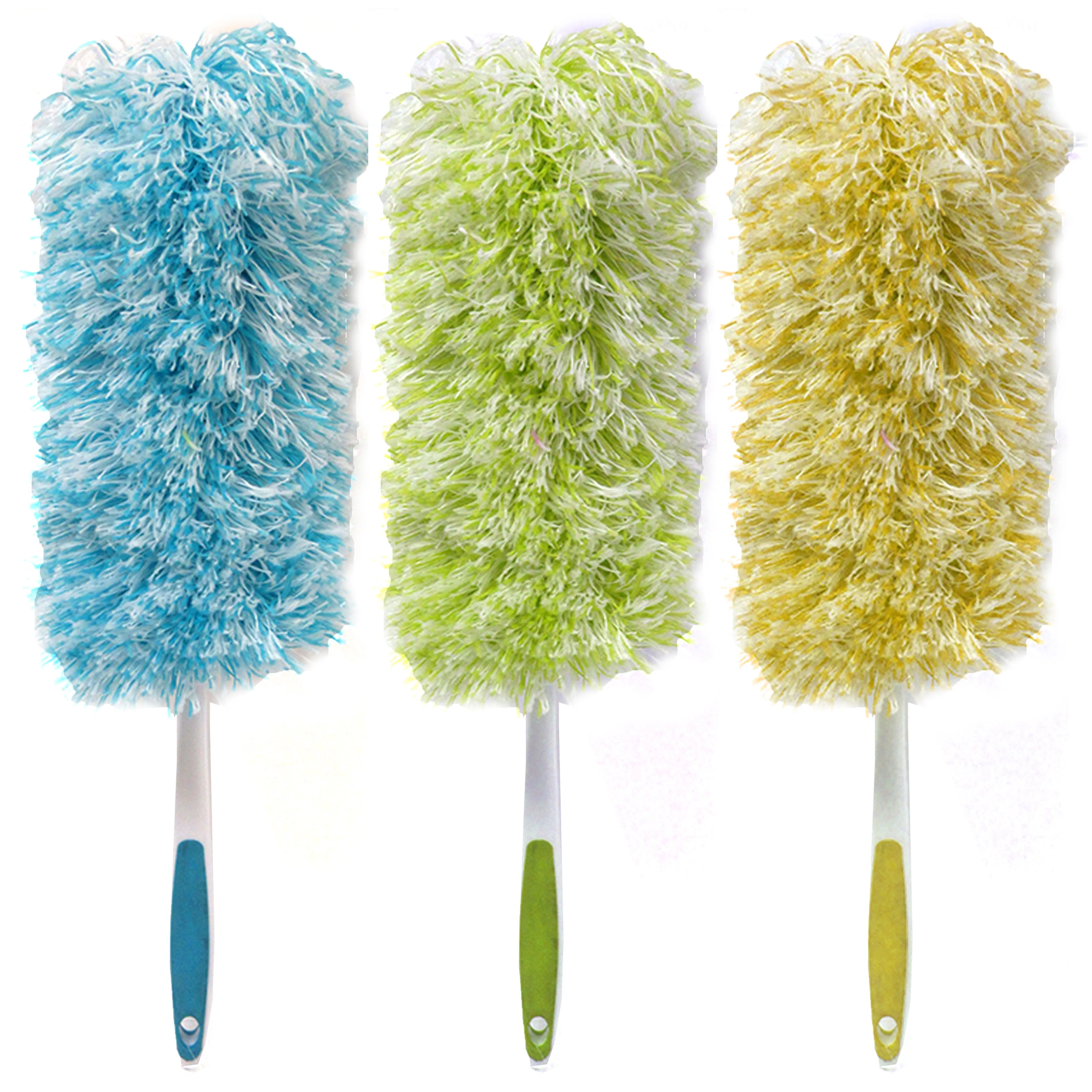 2 Cleaning Brush 22" Microfiber Duster Large Home Office Dusting Aluminum Handle