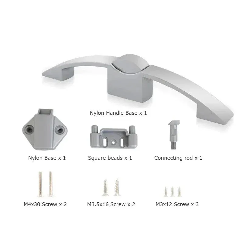 5 Piece Camper Car Push Lock with Handle for Rv Boat Home Cabinet and Drawer