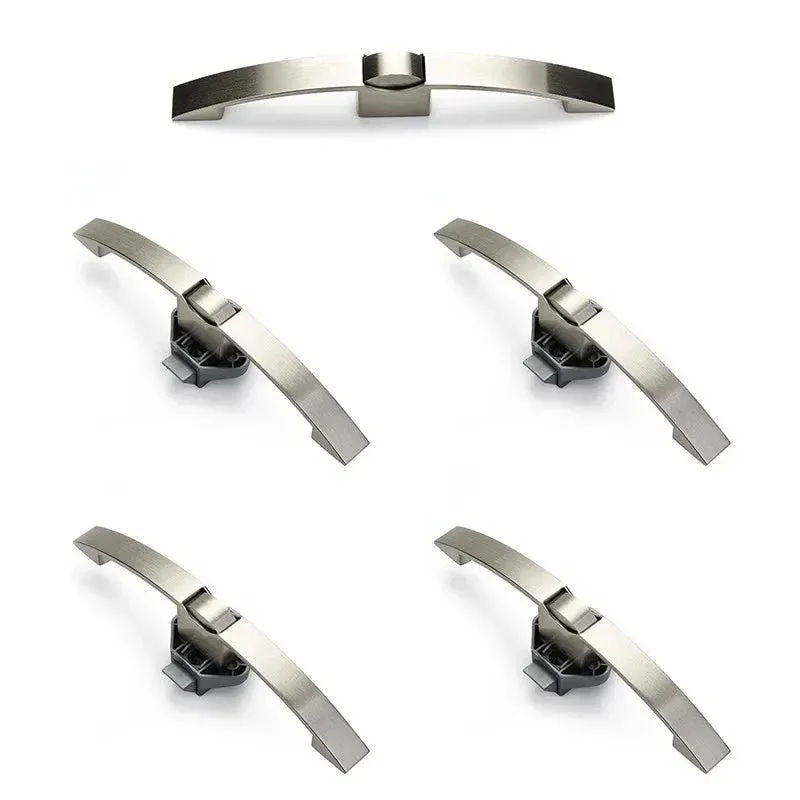 5 Piece Camper Car Push Lock with Handle for Rv Boat Home Cabinet and Drawer