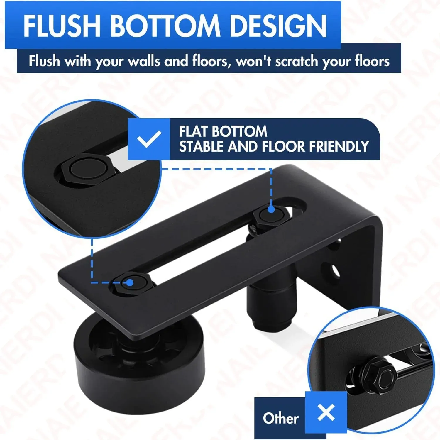 Adjustable Floor Guide for Diy Barn Door