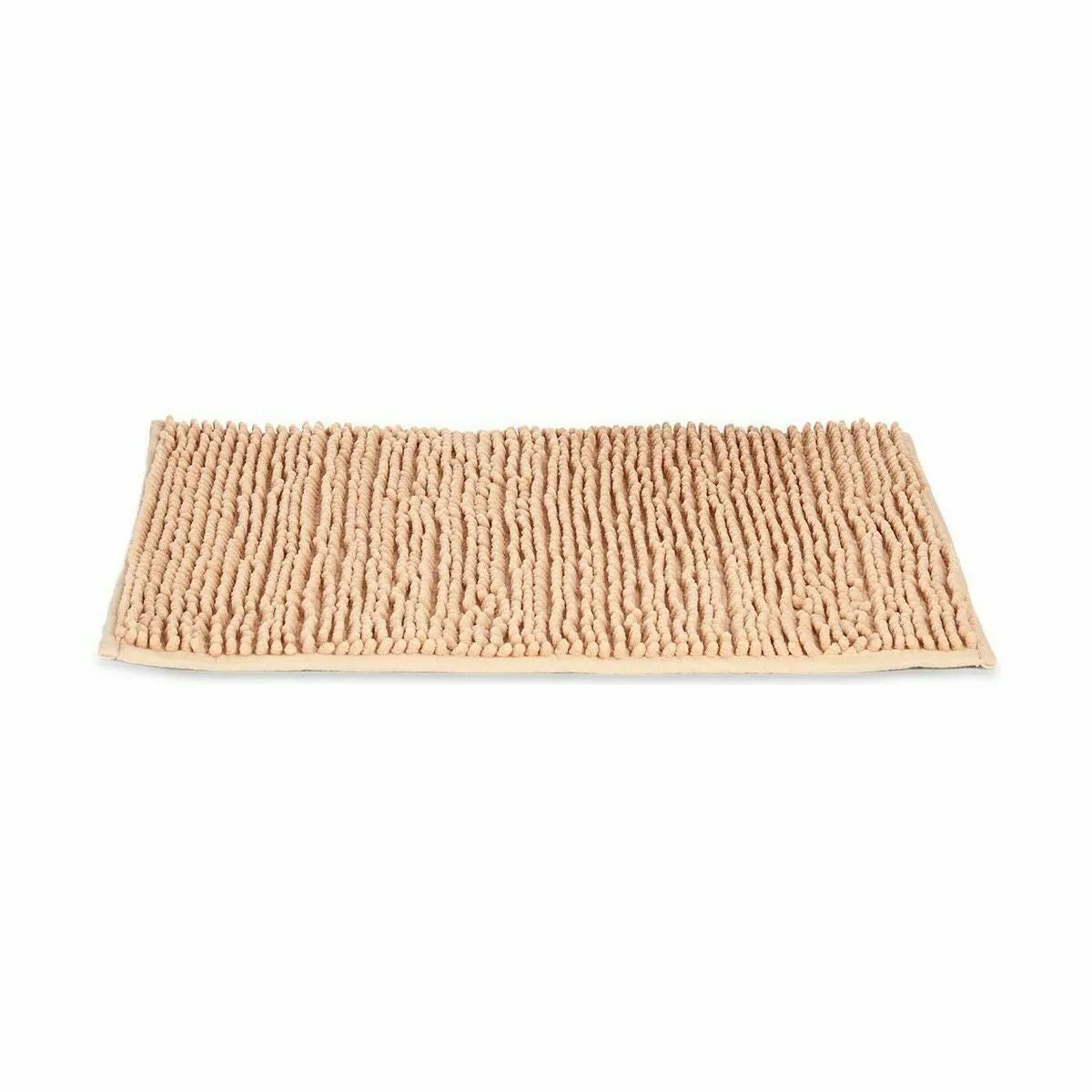 Bath Rug Cream 60 x 40 x 2 Cm 12 Units