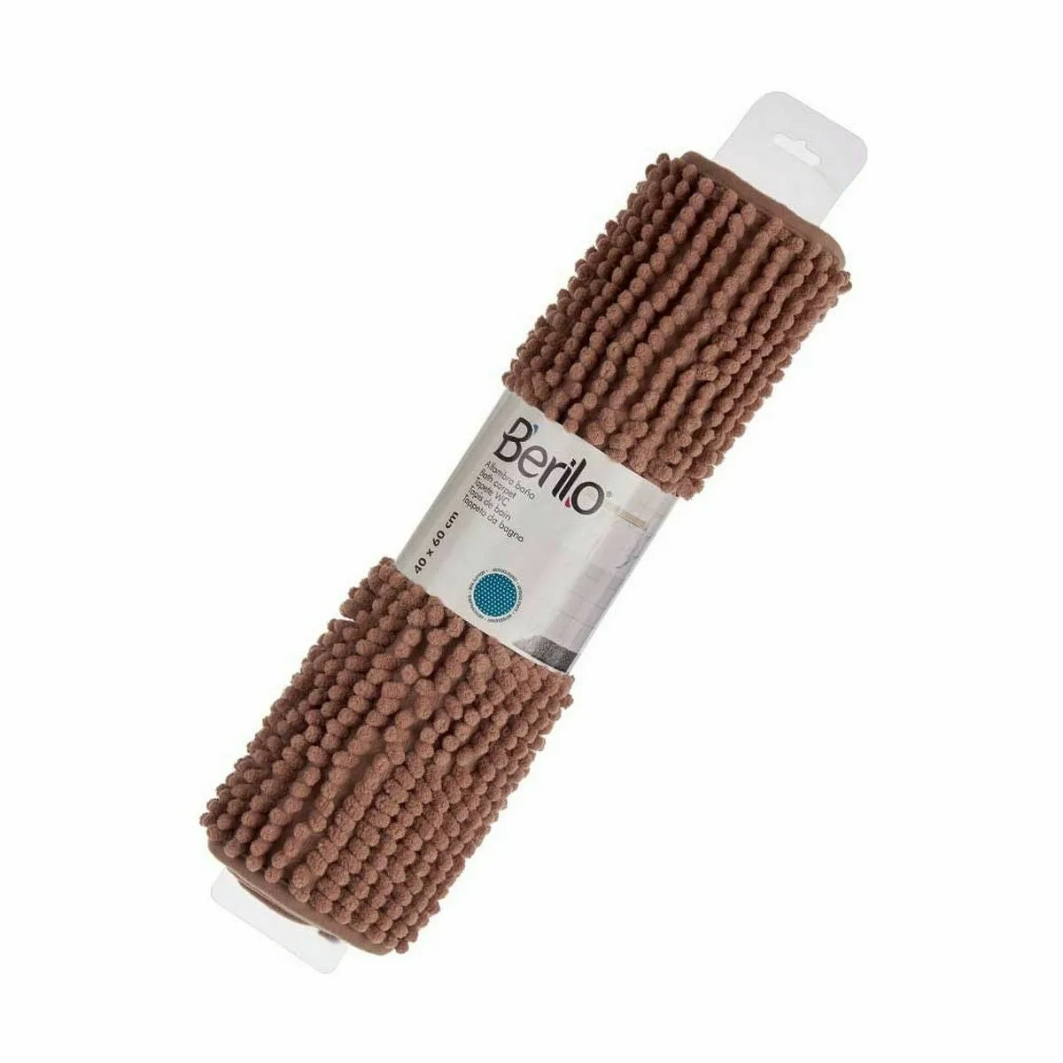 Bath Rug Natural 59 x 40 x 2.5 Cm 12 Units