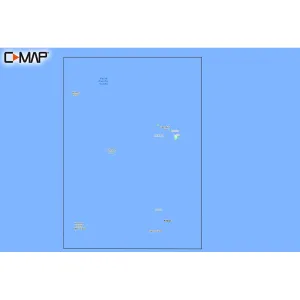 C-MAP M-NA-Y210-MS Hawaii Marshall Islands French Polynesia REVEAL Coastal Chart [M-NA-Y210-MS]