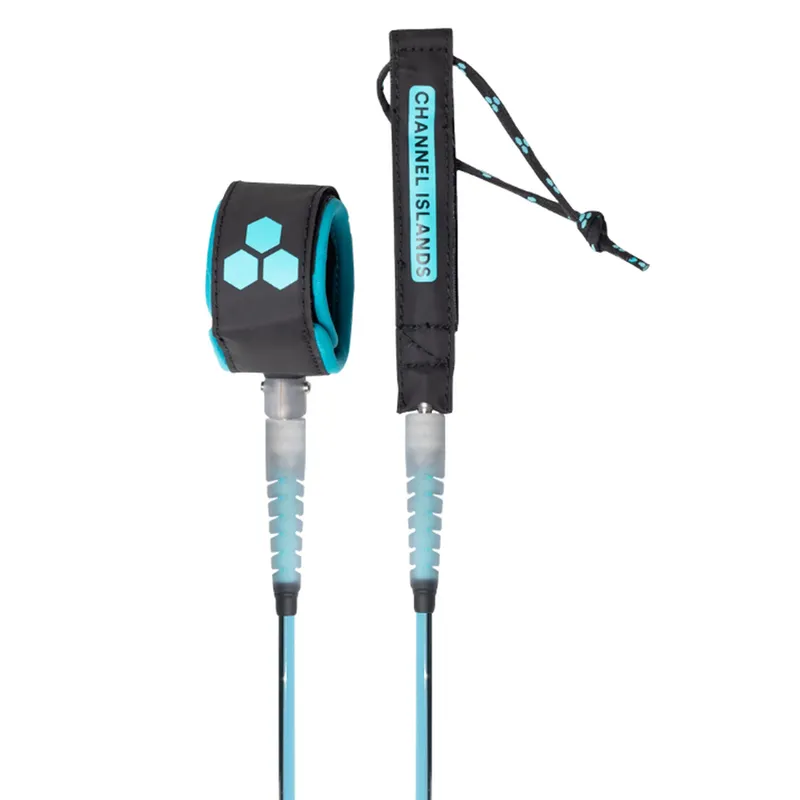 Channel Island 6'0 Leash Round Everyday - cyan black