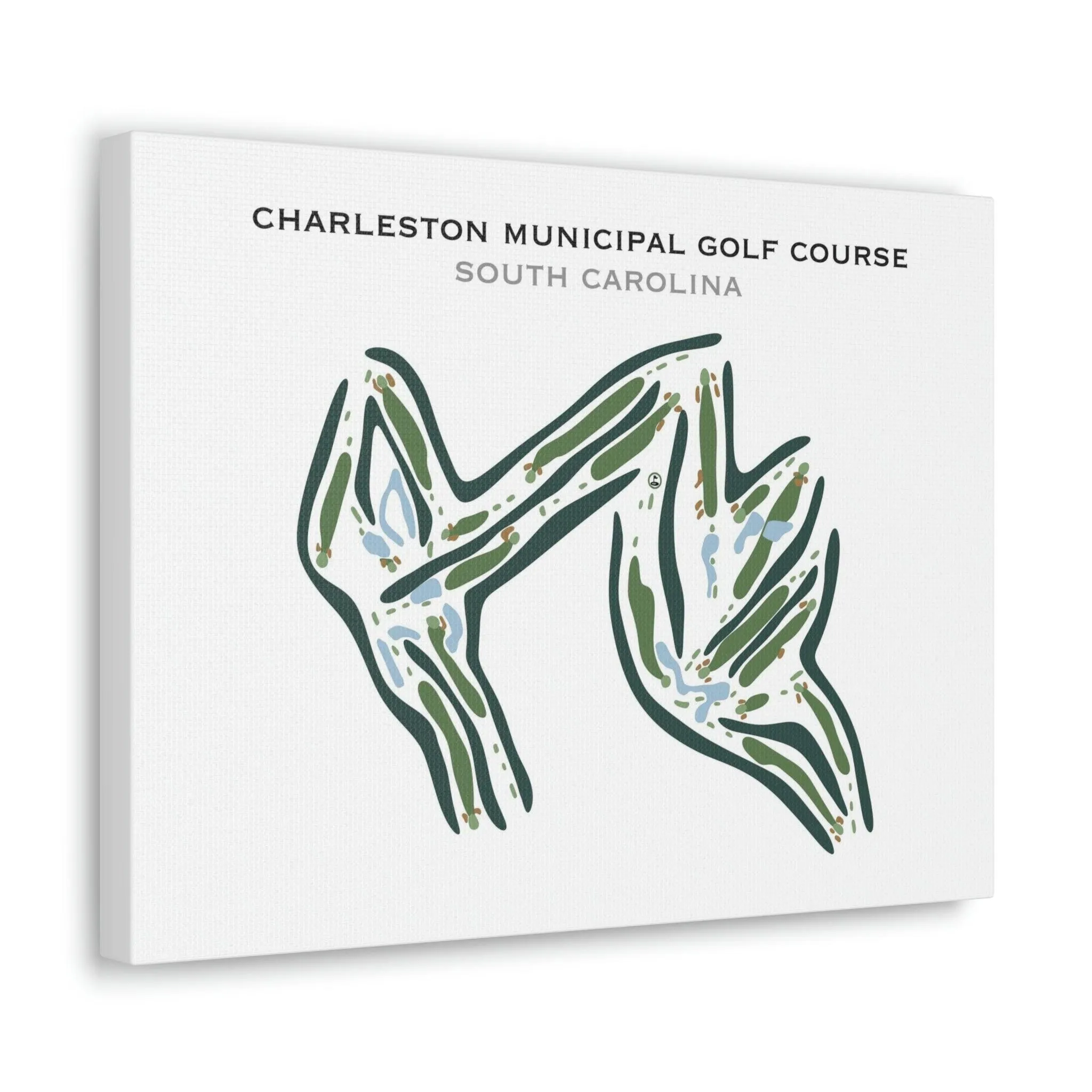 Charleston Municipal Golf Course, South Carolina - Printed Golf Courses