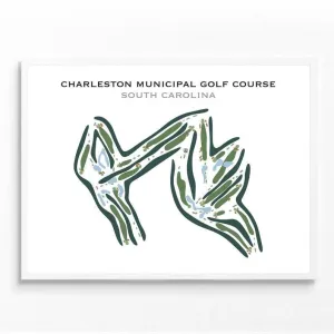 Charleston Municipal Golf Course, South Carolina - Printed Golf Courses