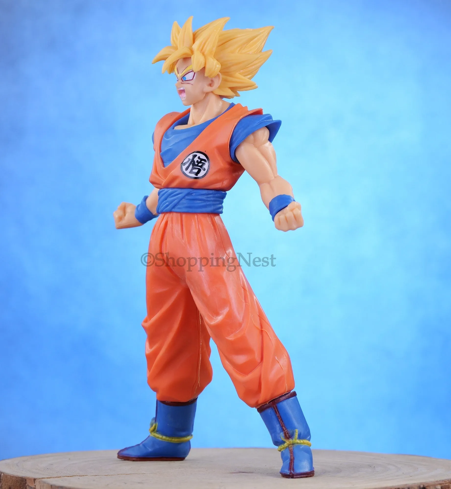 DragonBall Z Goku Super Saiyan SSJ Model 2 Self Standing Action Figure | 16.5 Cms |