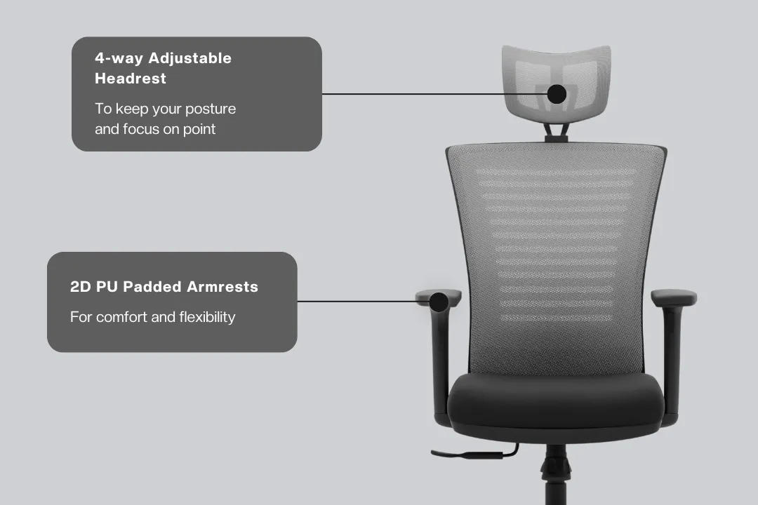 Green Soul Renewed Inspire High Back Mesh Office Chair