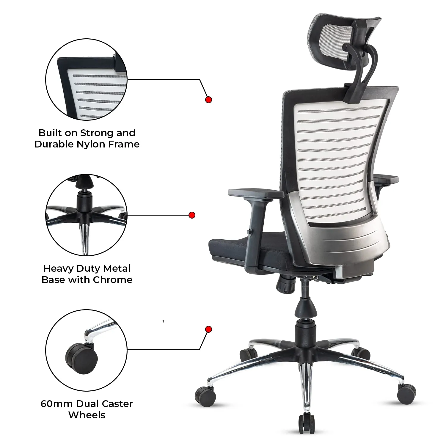 Green Soul Renewed Inspire High Back Mesh Office Chair