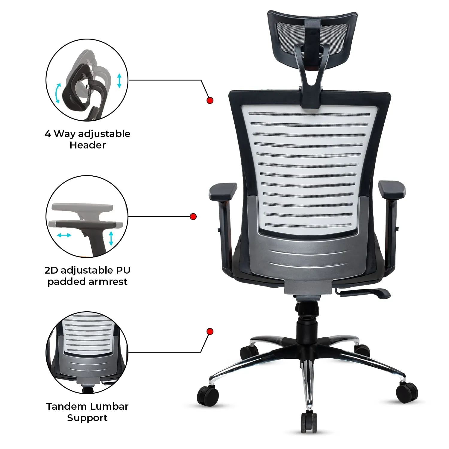 Green Soul Renewed Inspire High Back Mesh Office Chair