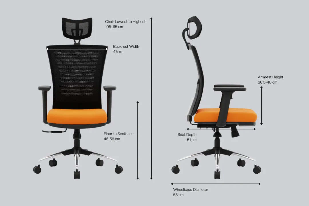 Green Soul Renewed Inspire High Back Mesh Office Chair
