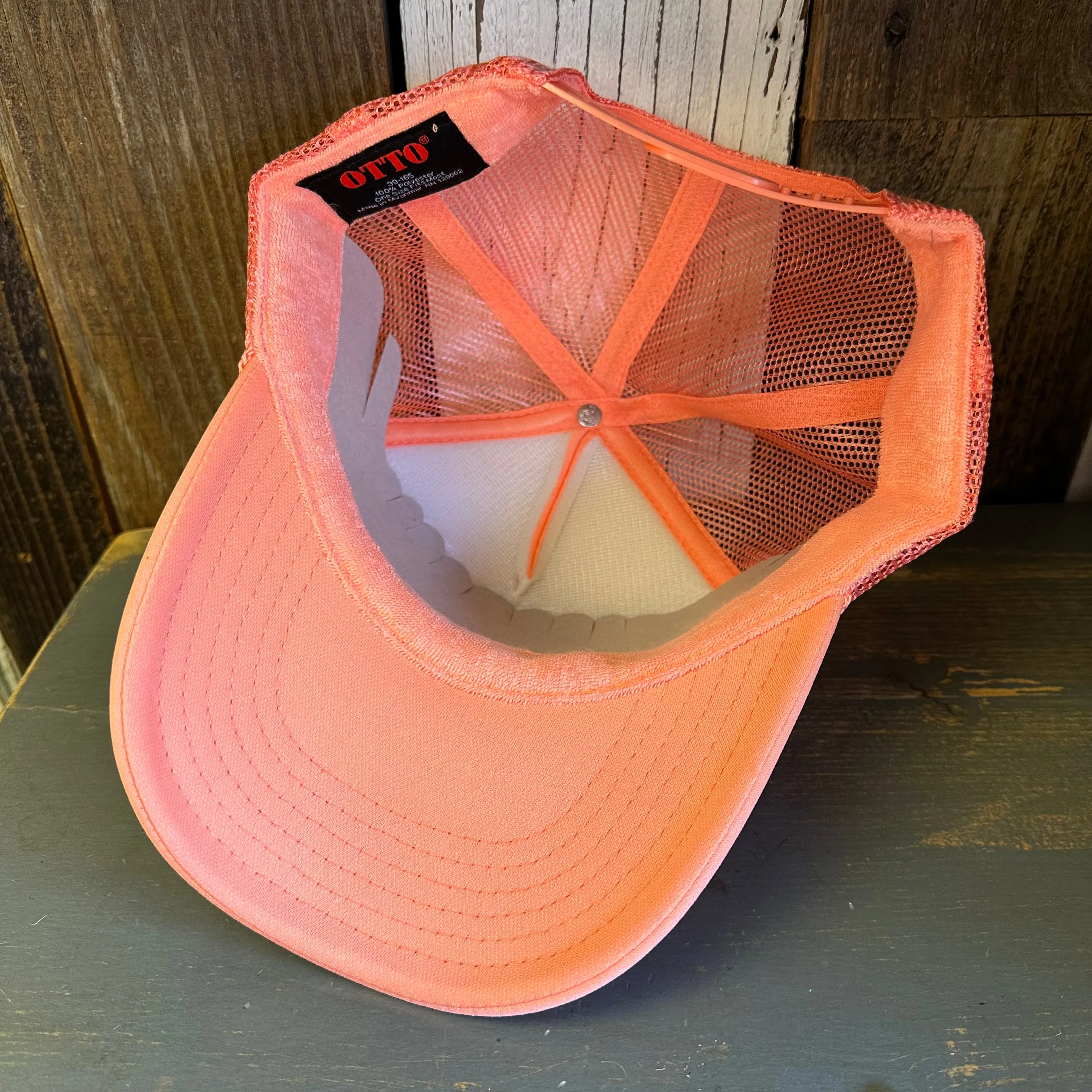 Hermosa Beach GOLF CARTS & YOGA PANTS High Crown Trucker Hat - Coral