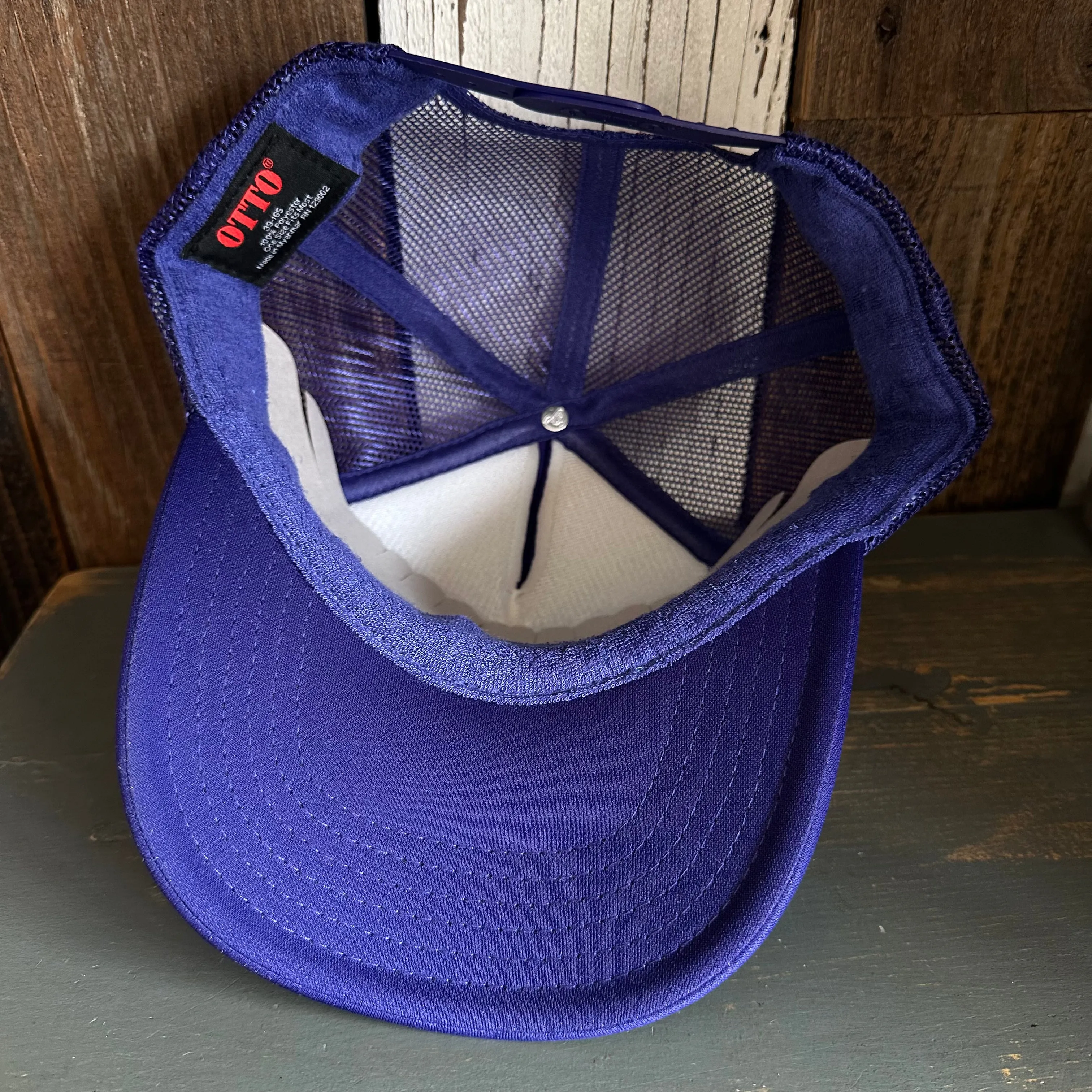 Hermosa Beach GOLF CARTS & YOGA PANTS High Crown Trucker Hat - Purple