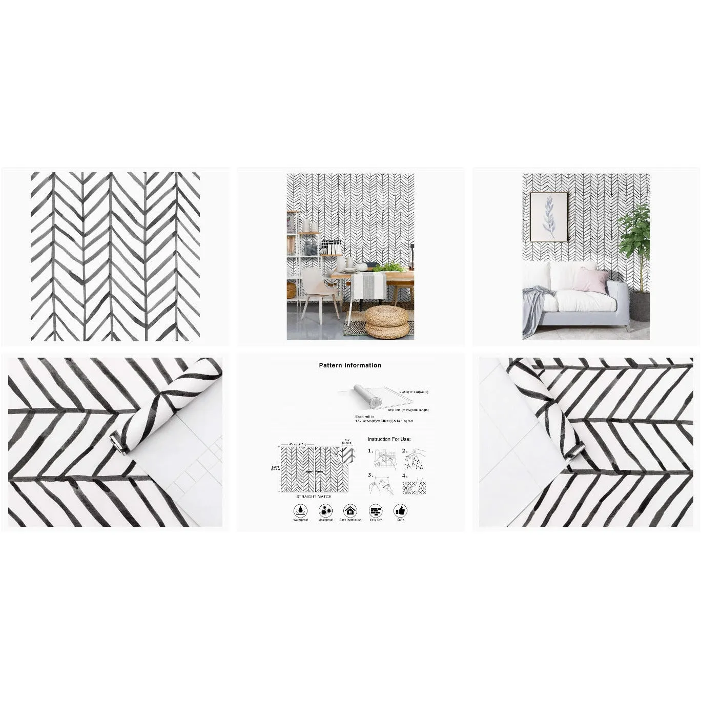 Herringbone Wallpaper