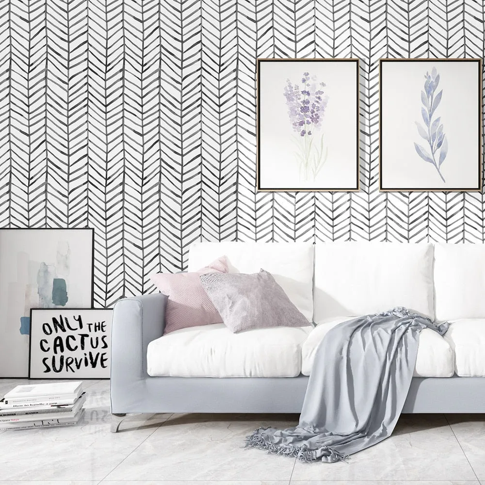 Herringbone Wallpaper