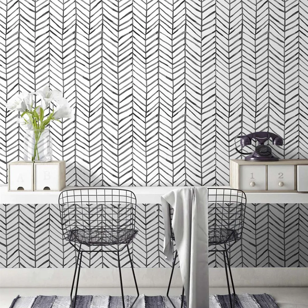 Herringbone Wallpaper