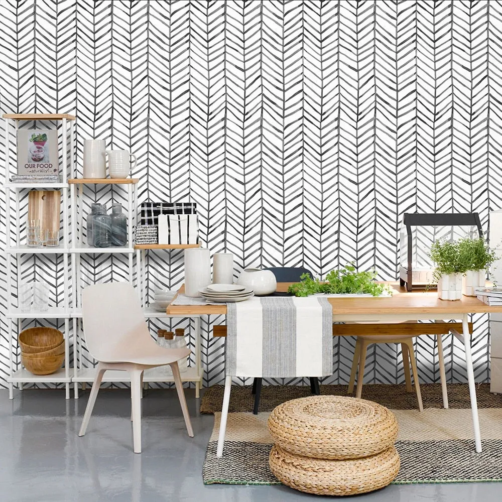 Herringbone Wallpaper