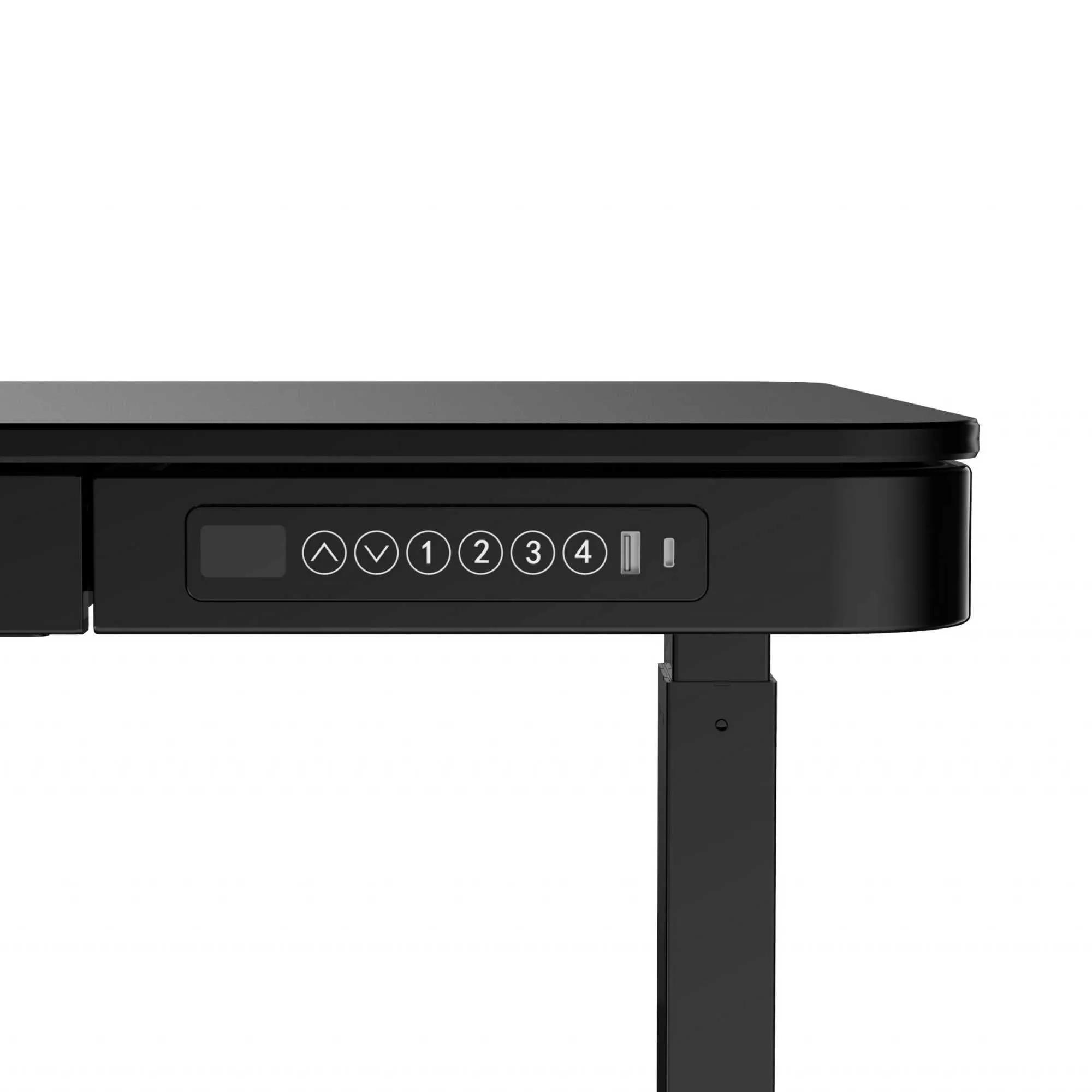 Liftek electric height adjustable desk, black