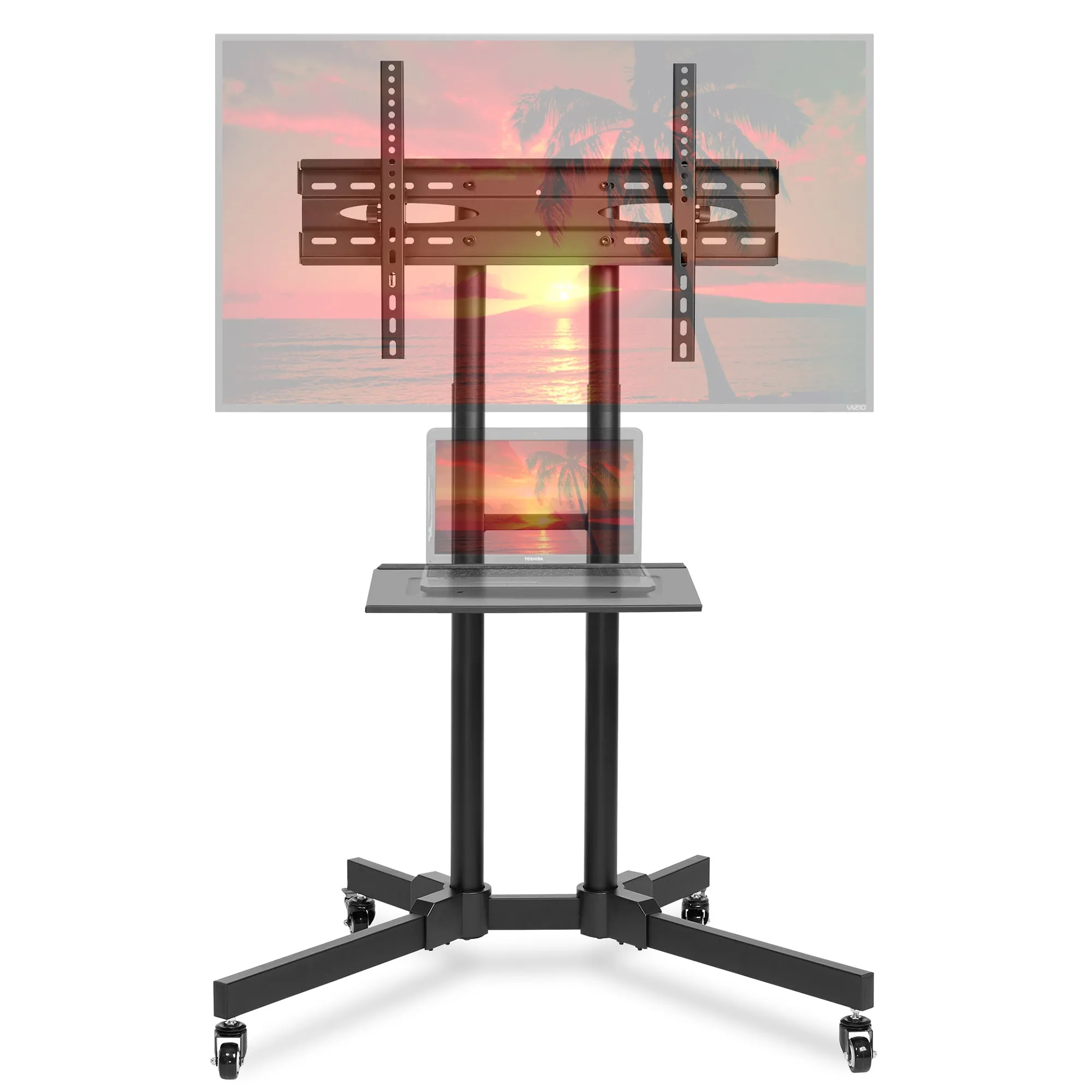 Mobile Stand with Wheels for 32-65" TV by Mount Factory