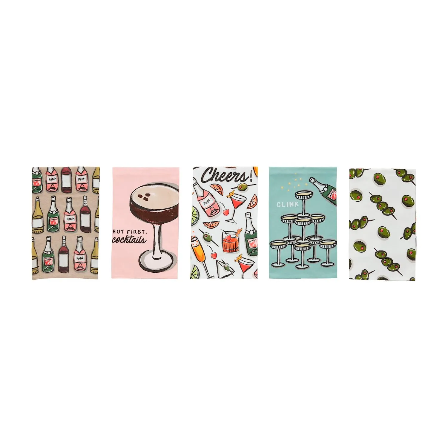 Olives Cotton Bar Towel