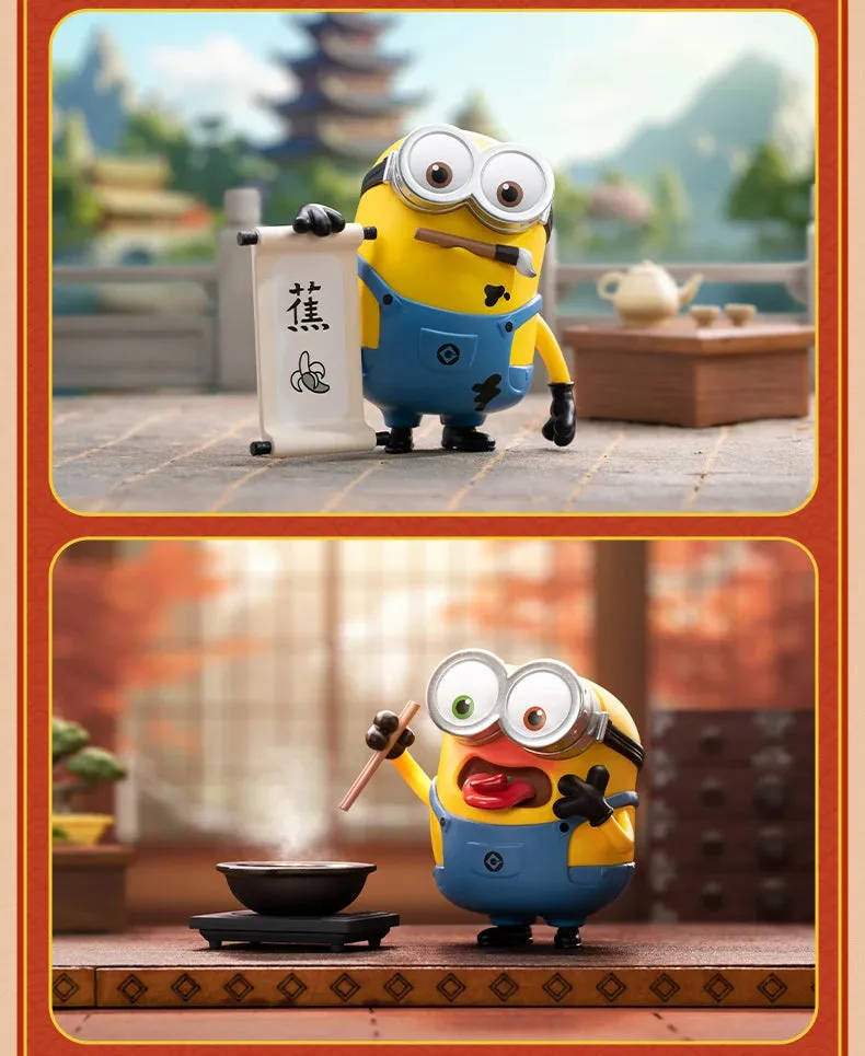 POP MART Minions Reiseberichte von China Series Blind Box | Cute Anime Collectible Figures