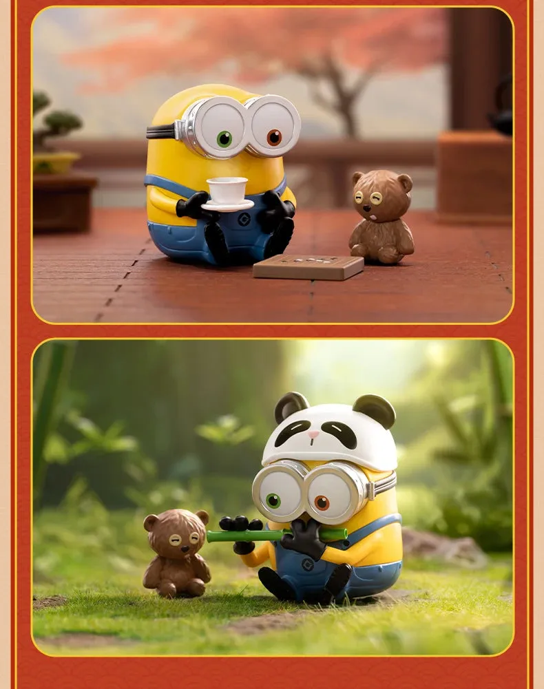 POP MART Minions Reiseberichte von China Series Blind Box | Cute Anime Collectible Figures