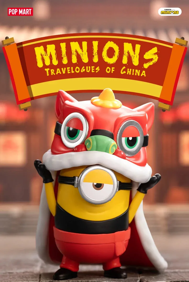 POP MART Minions Reiseberichte von China Series Blind Box | Cute Anime Collectible Figures