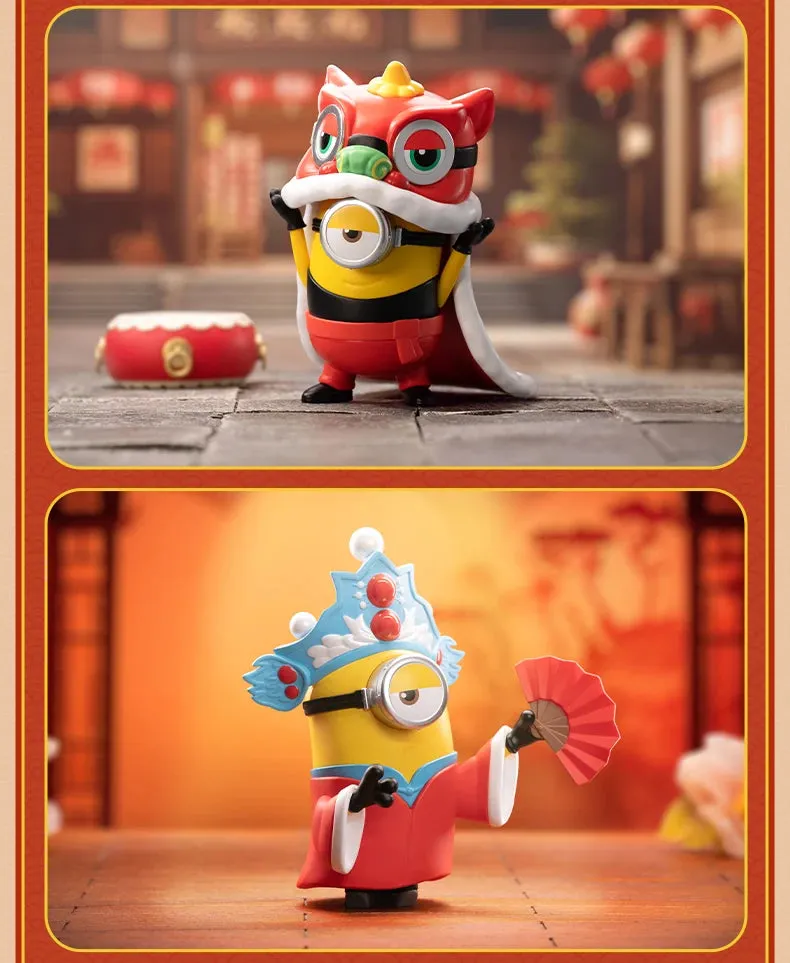 POP MART Minions Reiseberichte von China Series Blind Box | Cute Anime Collectible Figures