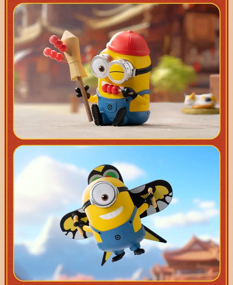POP MART Minions Reiseberichte von China Series Blind Box | Cute Anime Collectible Figures