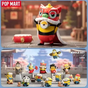 POP MART Minions Reiseberichte von China Series Blind Box | Cute Anime Collectible Figures