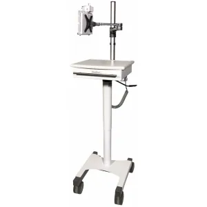 SFF Cart with Articulating Arm and Tablet Mount