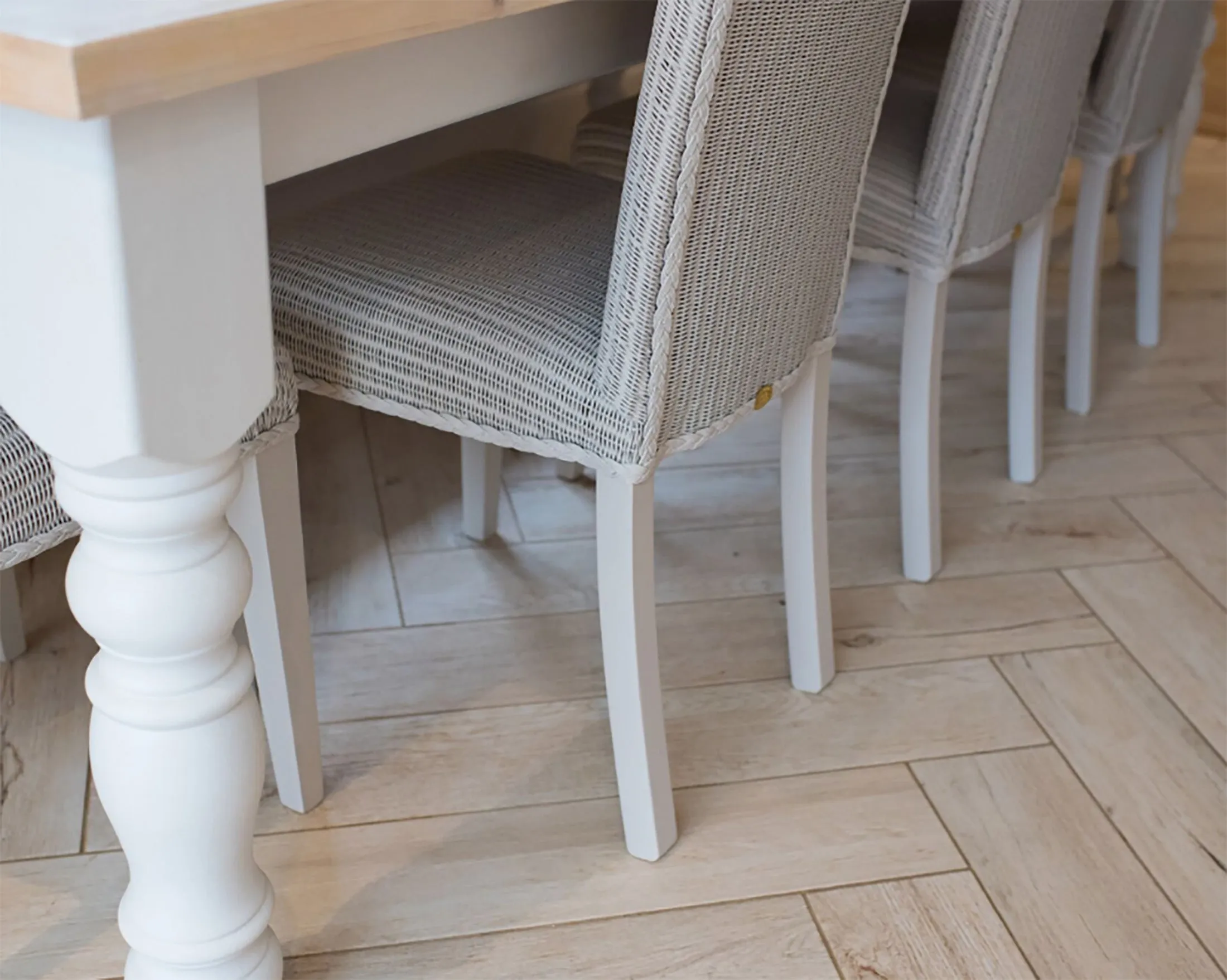 Suffolk Lloyd Loom Dining Set with Bench