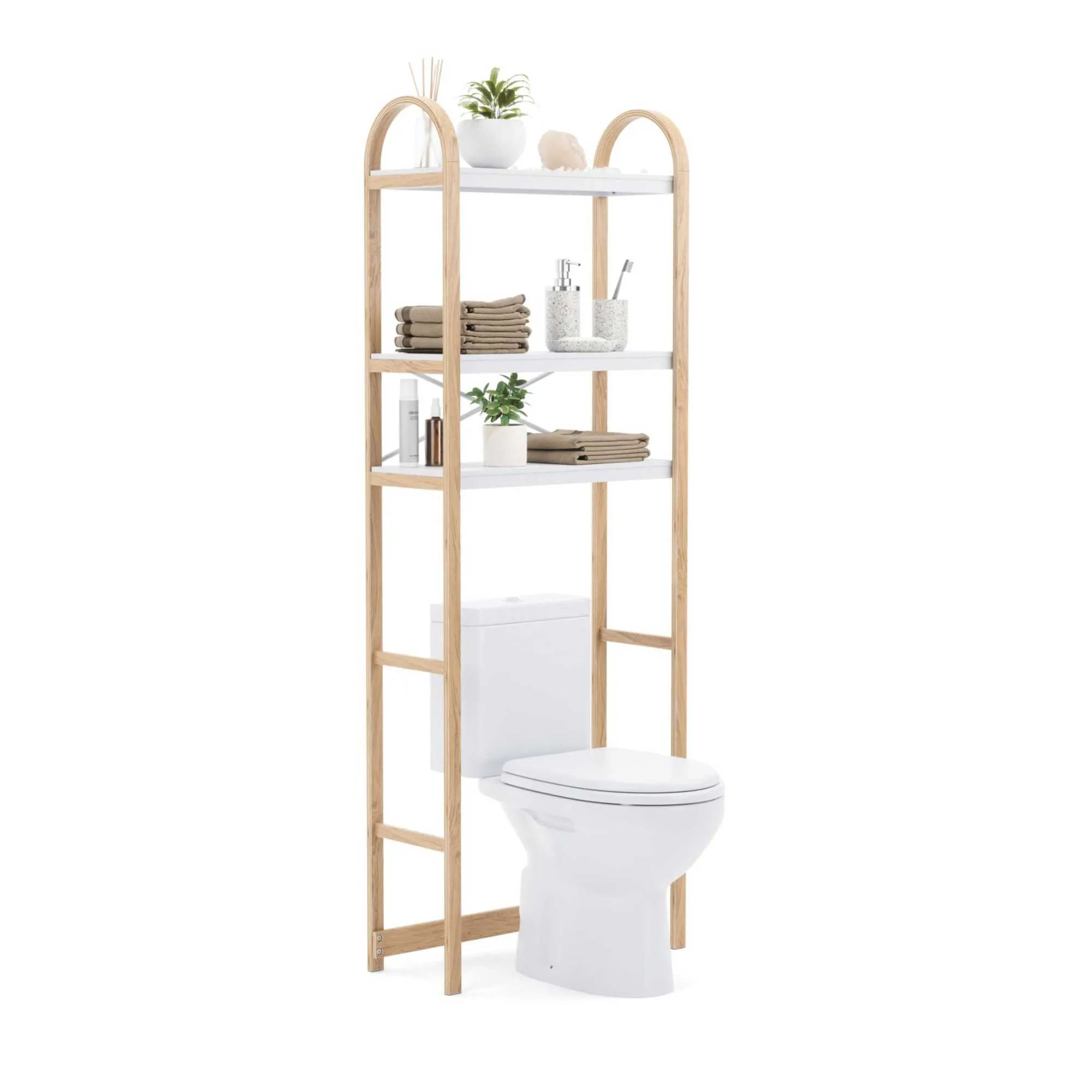 Umbra Bellwood Over The Toilet Shelf , Natural