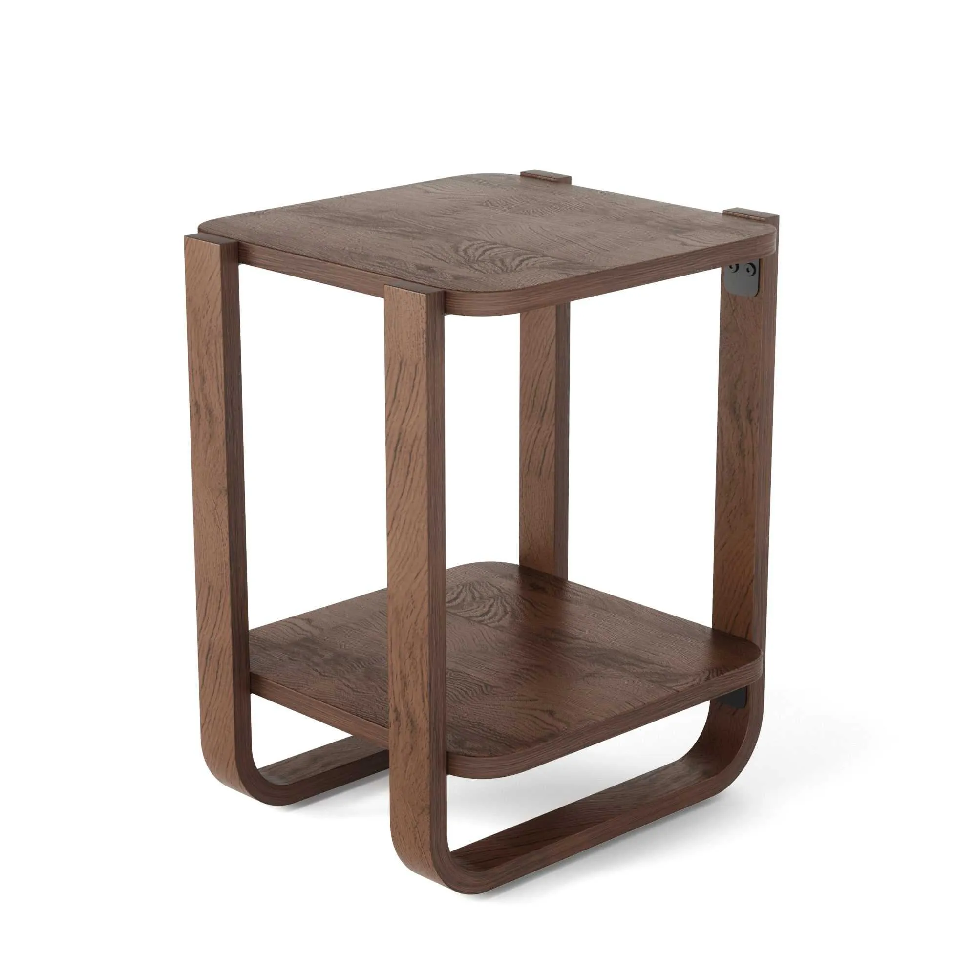 Umbra Bellwood Side Table, Aged Walnut
