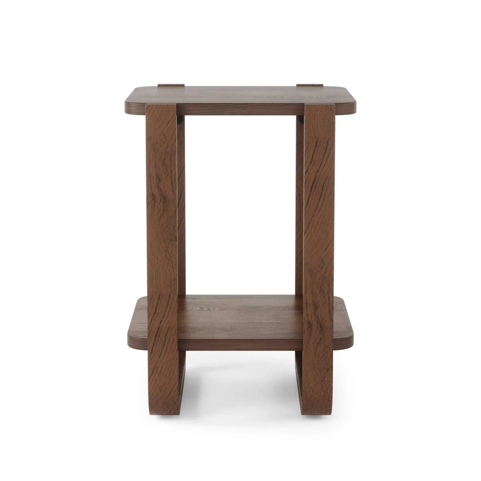 Umbra Bellwood Side Table, Aged Walnut