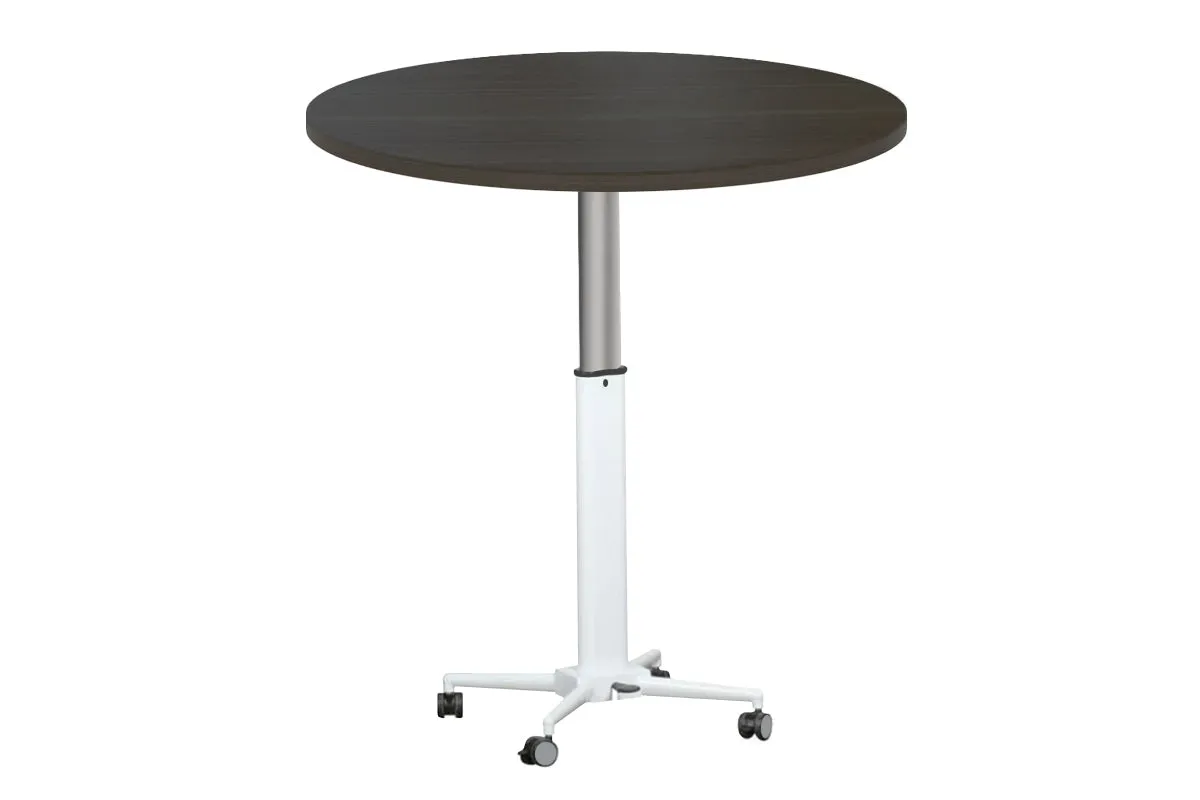 Vision Height Adjustable Round Sit Stand Meeting Table [600mm]