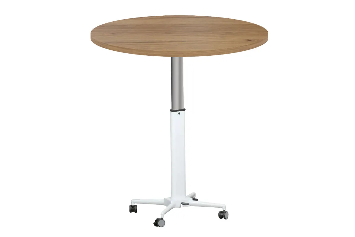 Vision Height Adjustable Round Sit Stand Meeting Table [600mm]
