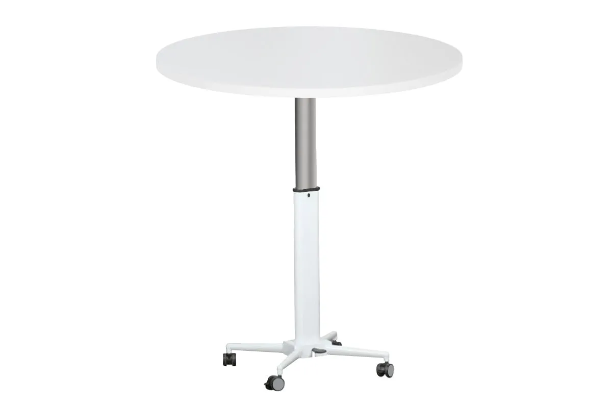 Vision Height Adjustable Round Sit Stand Meeting Table [600mm]